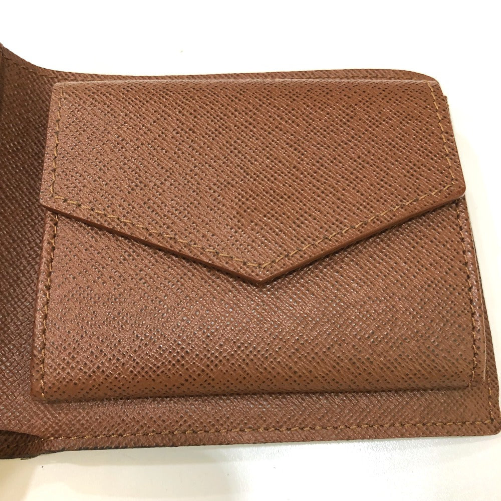 LOUIS VUITTON Folded wallet M62288 Monogram canvas Brown logo Portefeuille Marco NM Women Used
