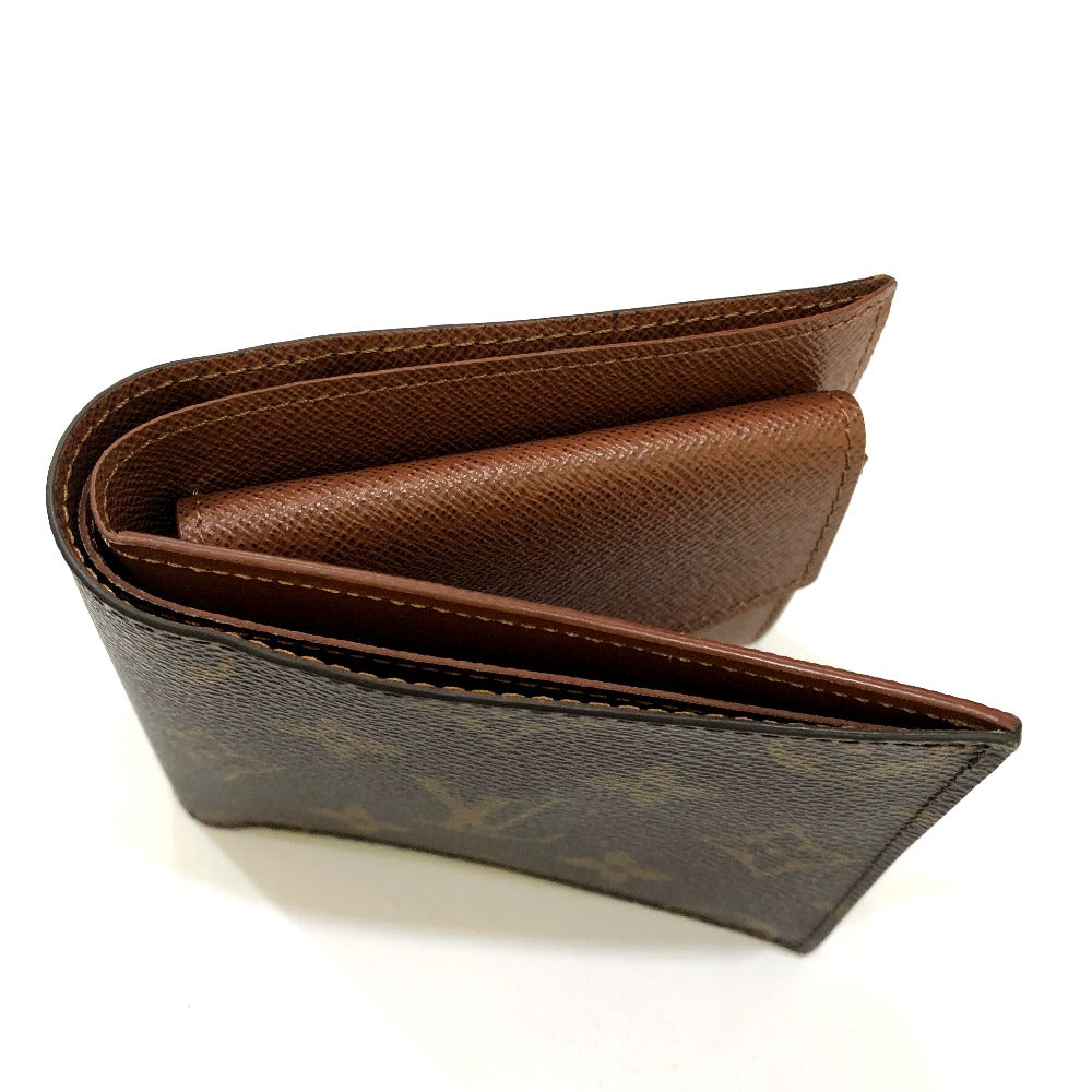 LOUIS VUITTON Folded wallet M62288 Monogram canvas Brown logo Portefeuille Marco NM Women Used