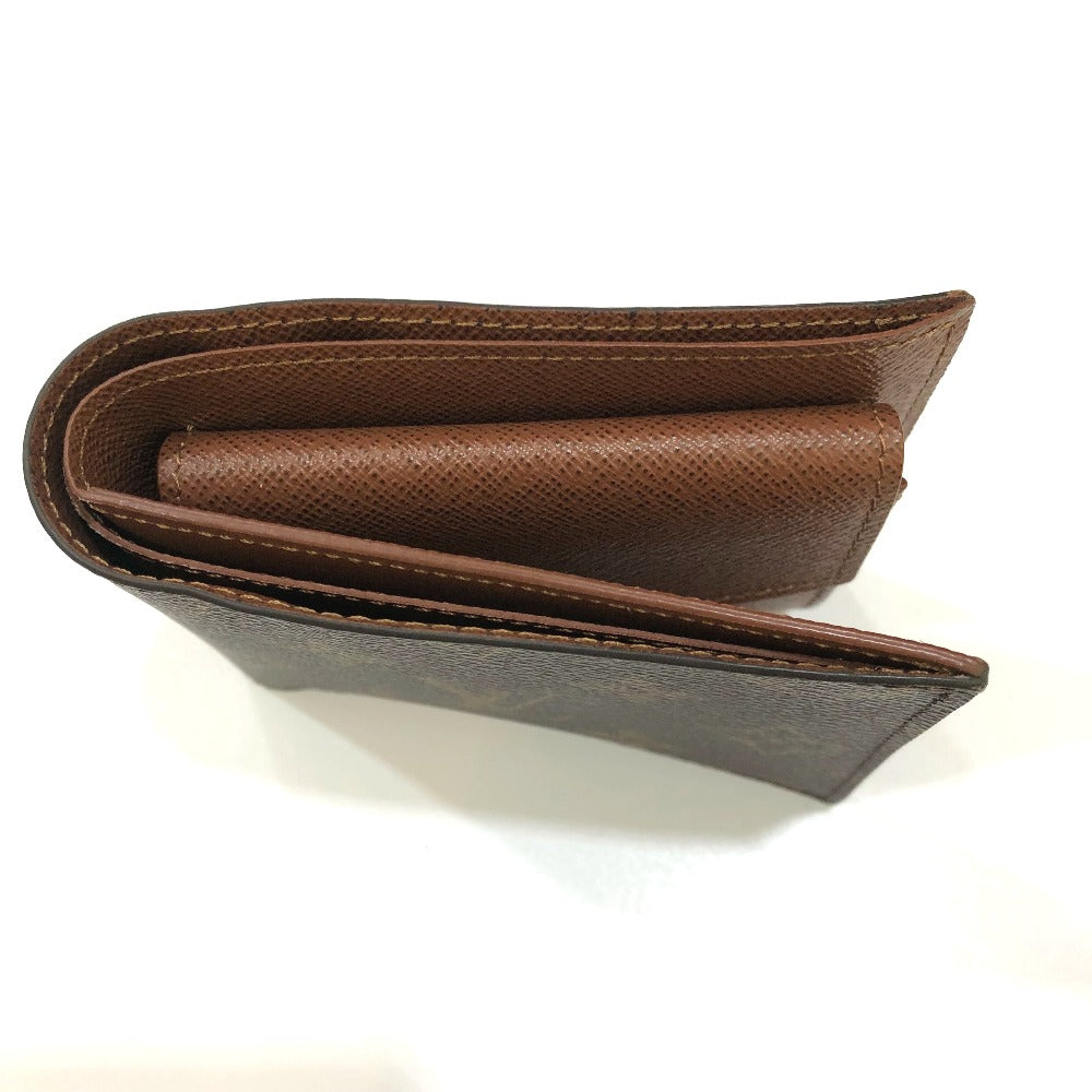 LOUIS VUITTON Folded wallet M62288 Monogram canvas Brown logo Portefeuille Marco NM Women Used