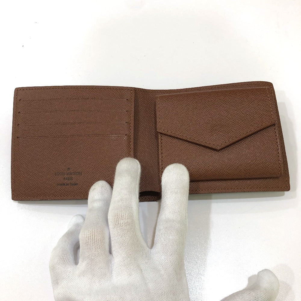 LOUIS VUITTON Folded wallet M62288 Monogram canvas Brown logo Portefeuille Marco NM Women Used