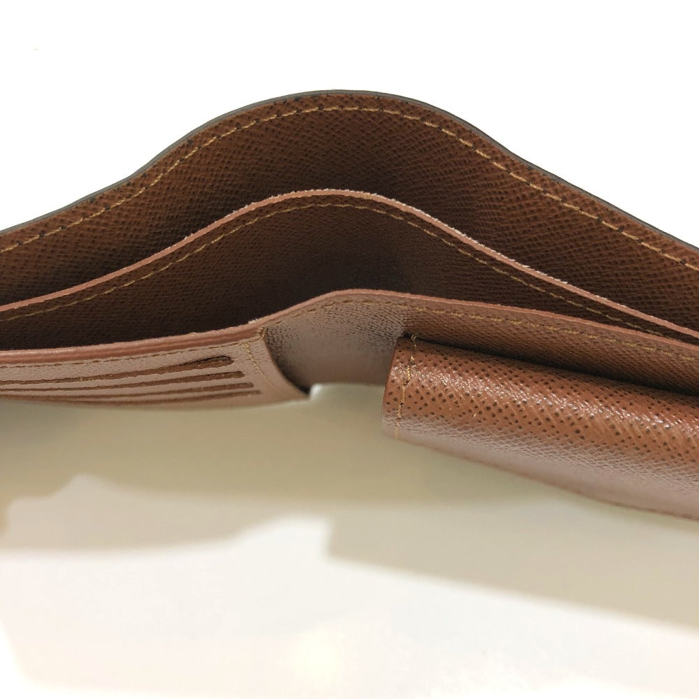 LOUIS VUITTON Folded wallet M62288 Monogram canvas Brown logo Portefeuille Marco NM Women Used