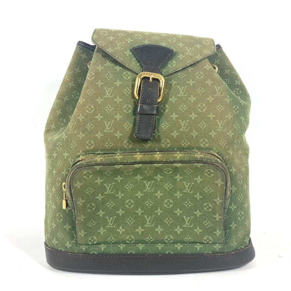 LOUIS VUITTON Backpack M92456 Monogram mini canvas khaki Monogram mini Montsouris GM