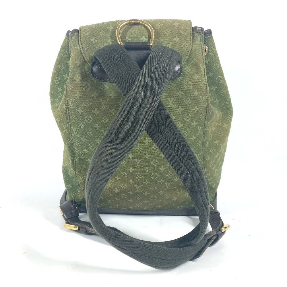 LOUIS VUITTON Backpack M92456 Monogram mini canvas khaki Monogram mini Montsouris GM