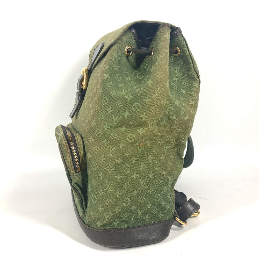 LOUIS VUITTON Backpack M92456 Monogram mini canvas khaki Monogram mini Montsouris GM