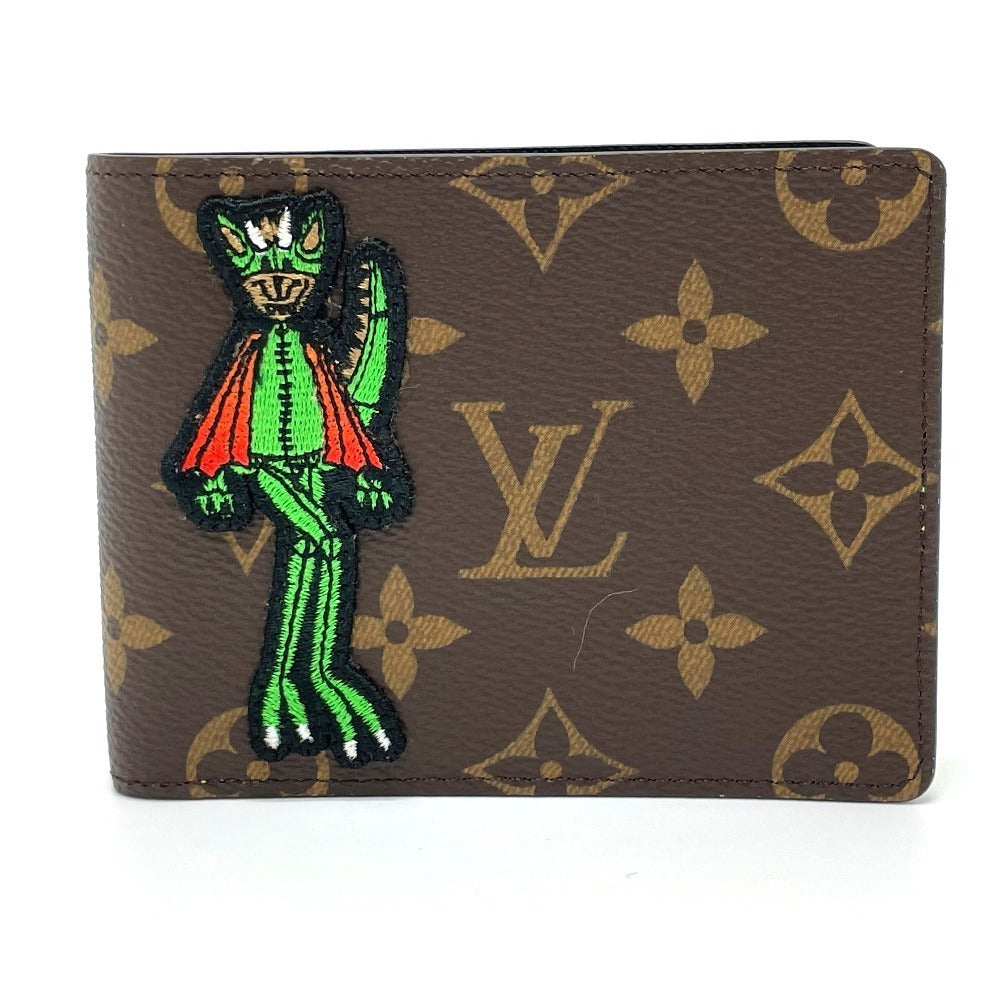 LOUIS VUITTON Folded wallet M80156 Monogram canvas Brown Animal Monogram Wallet