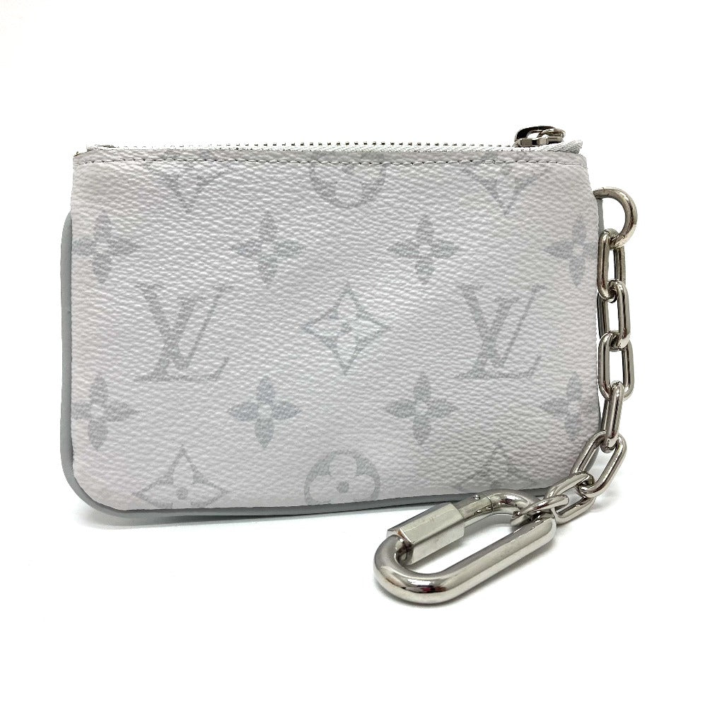 LOUIS VUITTON Coin case M67809 Monogram canvas white Coin Pocket Wallet Zipped pouch PM unisex(Unisex) Used