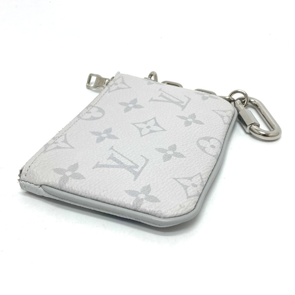 LOUIS VUITTON Coin case M67809 Monogram canvas white Coin Pocket Wallet Zipped pouch PM unisex(Unisex) Used