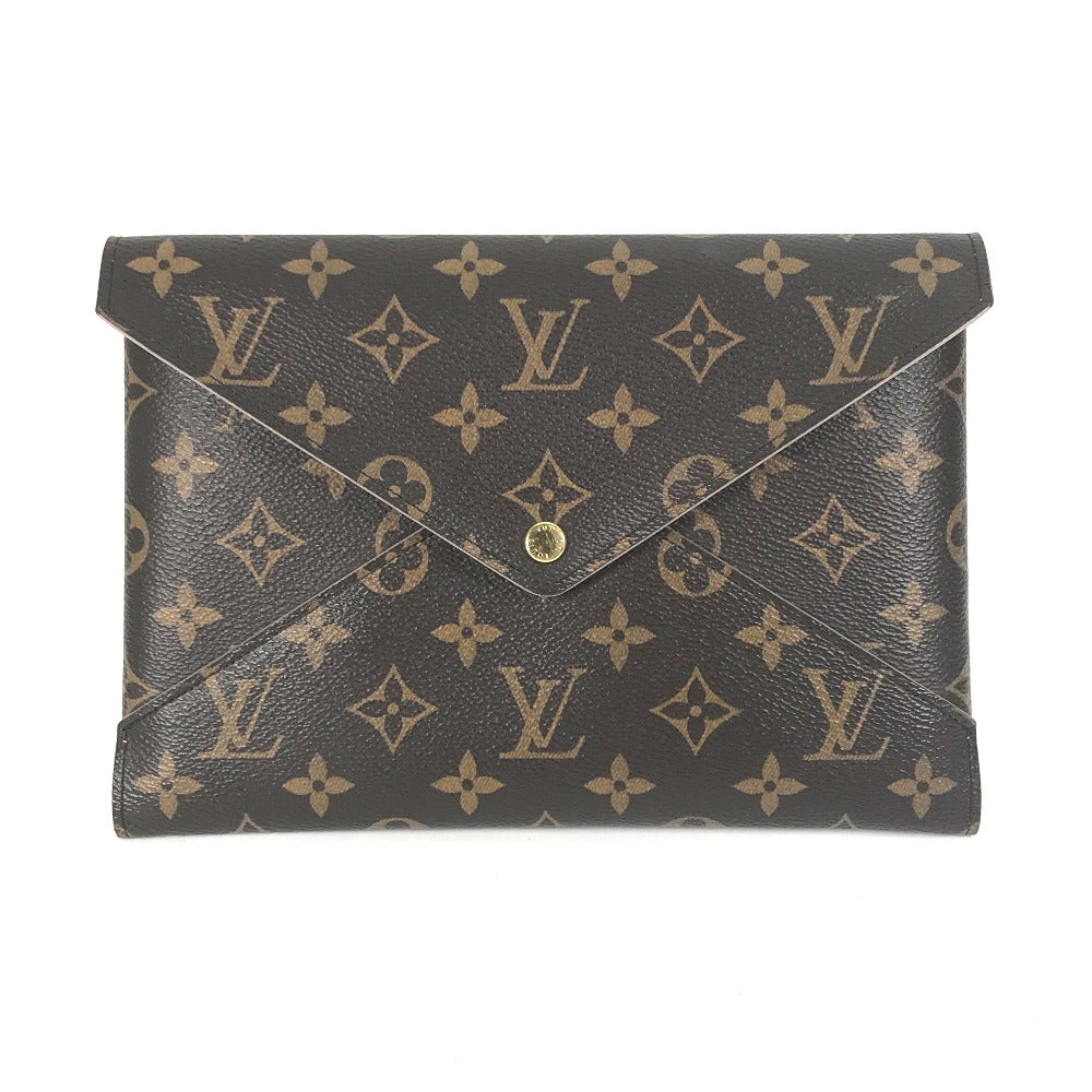 LOUIS VUITTON Clutch bag M62034 Monogram canvas Brown Monogram Pochette Kirigami