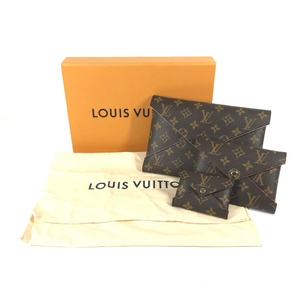 LOUIS VUITTON Clutch bag M62034 Monogram canvas Brown Monogram Pochette Kirigami