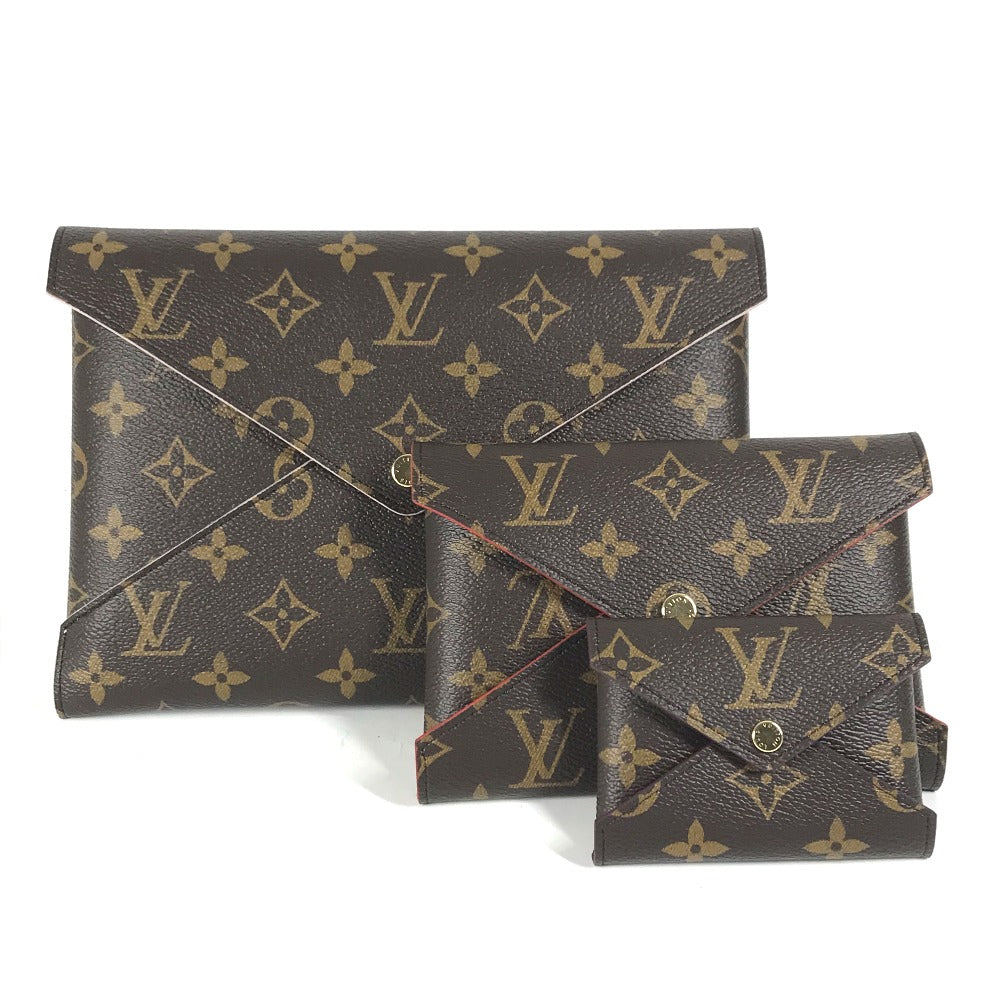 LOUIS VUITTON Clutch bag M62034 Monogram canvas Brown Monogram Pochette Kirigami