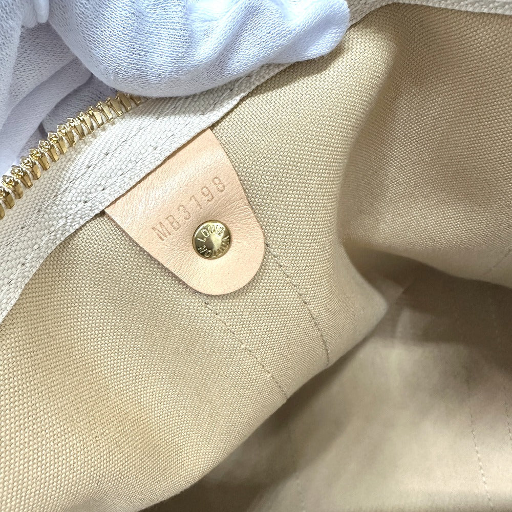 LOUIS VUITTON Boston Duffel bag N48223 Damier Azur Canvas white Damier Azur Keepall bandouliere 45