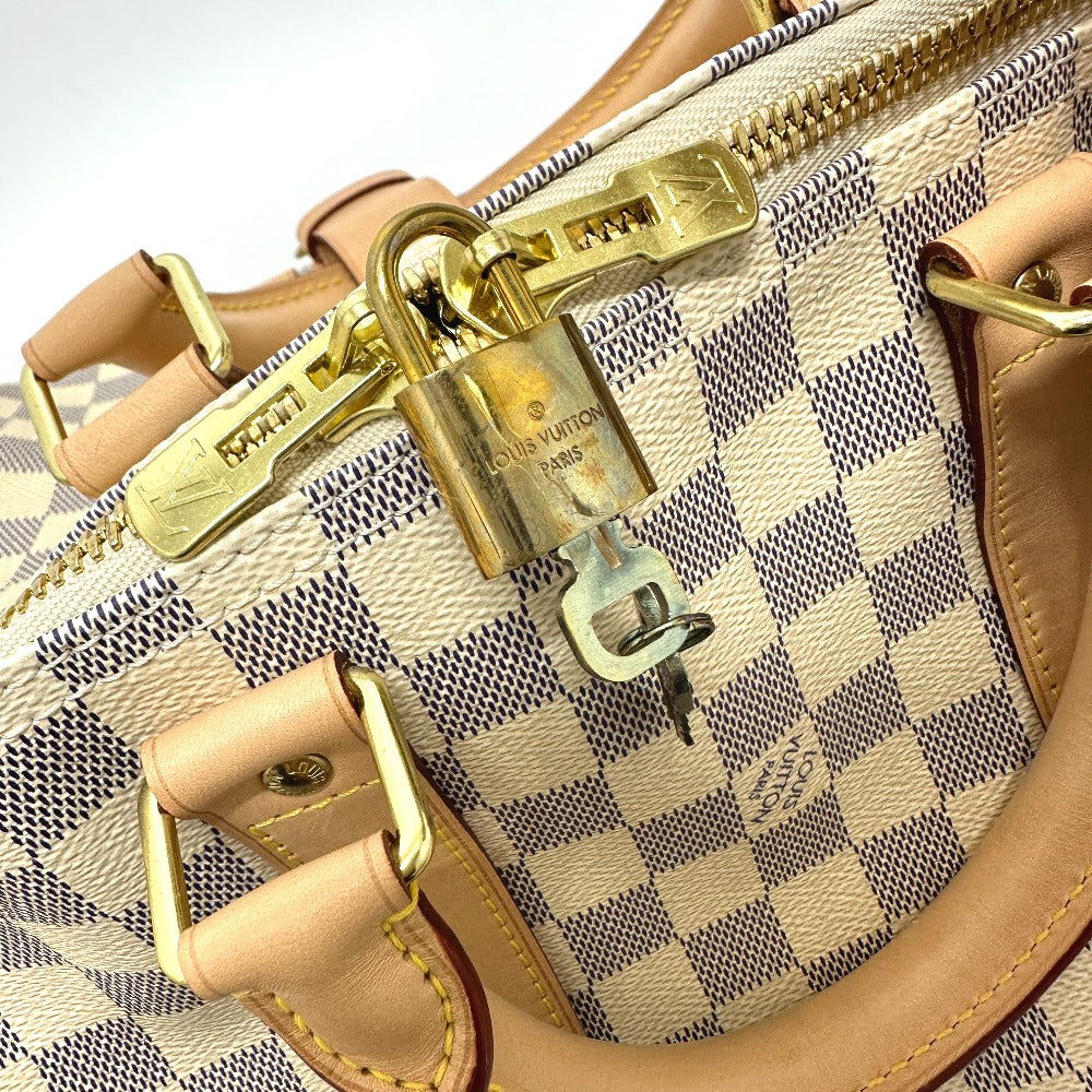 LOUIS VUITTON Boston Duffel bag N48223 Damier Azur Canvas white Damier Azur Keepall bandouliere 45