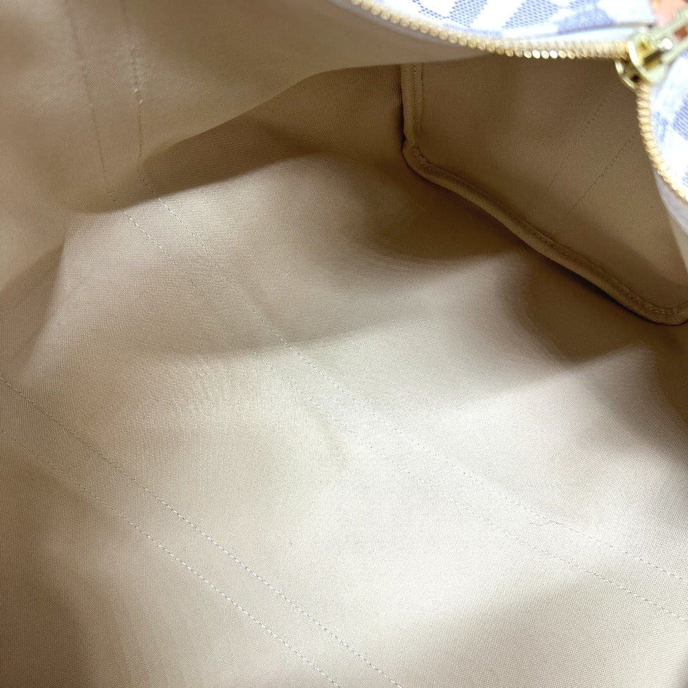 LOUIS VUITTON Boston Duffel bag N48223 Damier Azur Canvas white Damier Azur Keepall bandouliere 45