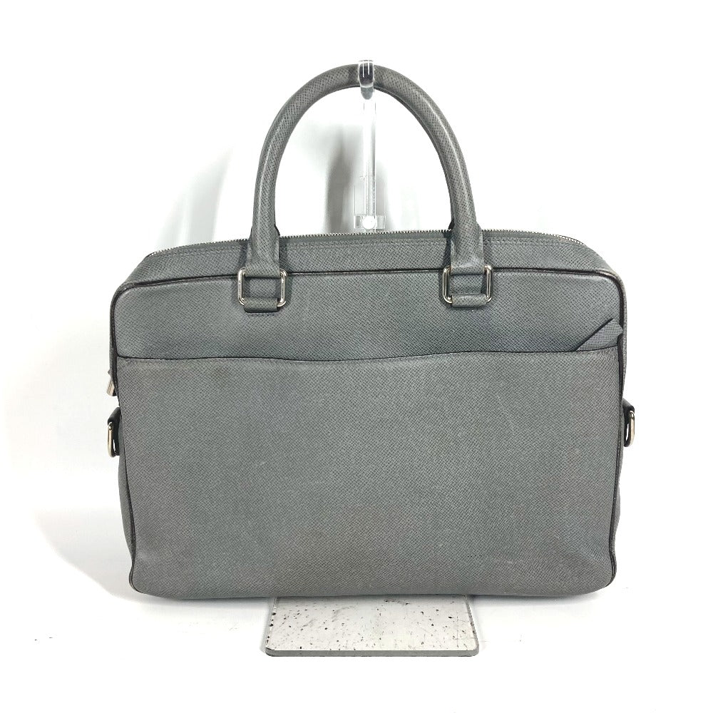 LOUIS VUITTON Business bag M32711 Taiga Leather gray Taiga Taiga Porto Document Business PDB mens Used