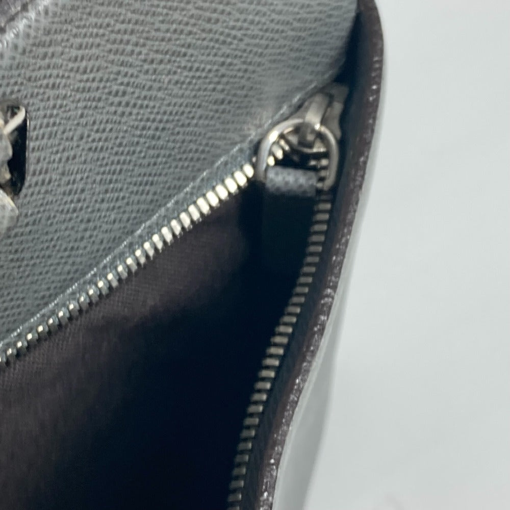 LOUIS VUITTON Business bag M32711 Taiga Leather gray Taiga Taiga Porto Document Business PDB mens Used