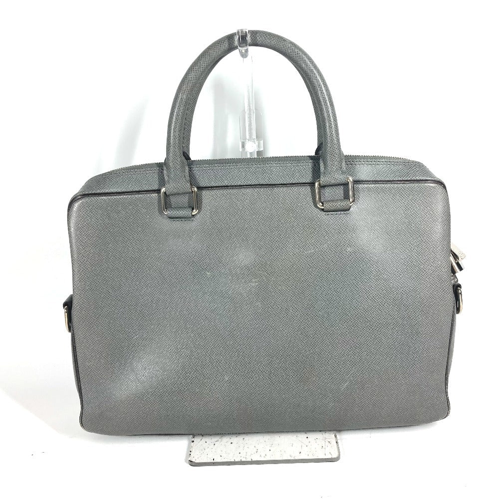 LOUIS VUITTON Business bag M32711 Taiga Leather gray Taiga Taiga Porto Document Business PDB mens Used