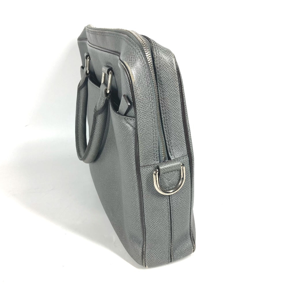 LOUIS VUITTON Business bag M32711 Taiga Leather gray Taiga Taiga Porto Document Business PDB mens Used
