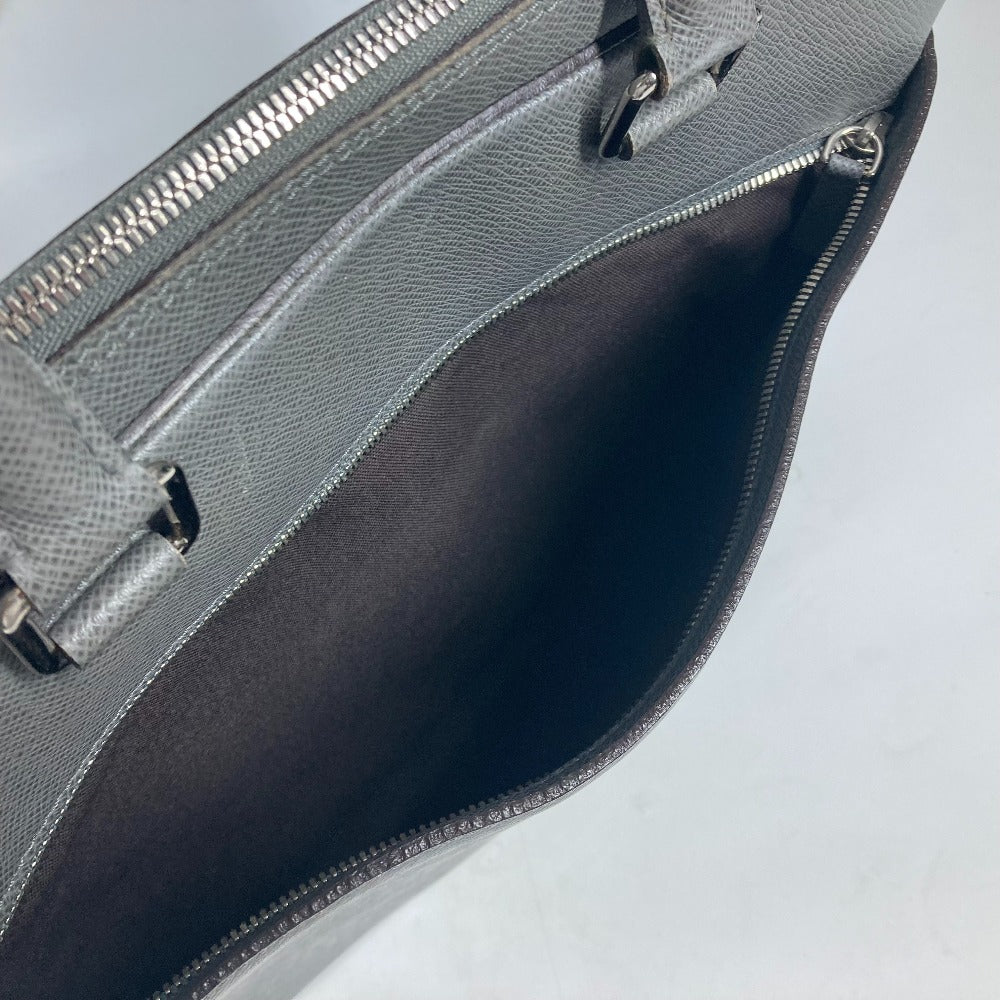 LOUIS VUITTON Business bag M32711 Taiga Leather gray Taiga Taiga Porto Document Business PDB mens Used