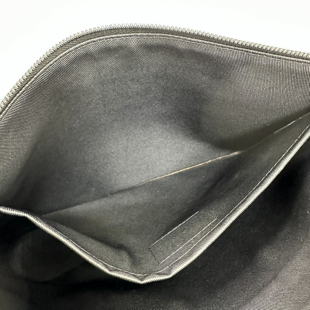 LOUIS VUITTON Clutch bag M63373 Plastics black Monogram Eclipse Glaze Pochette Cosmos mens Used