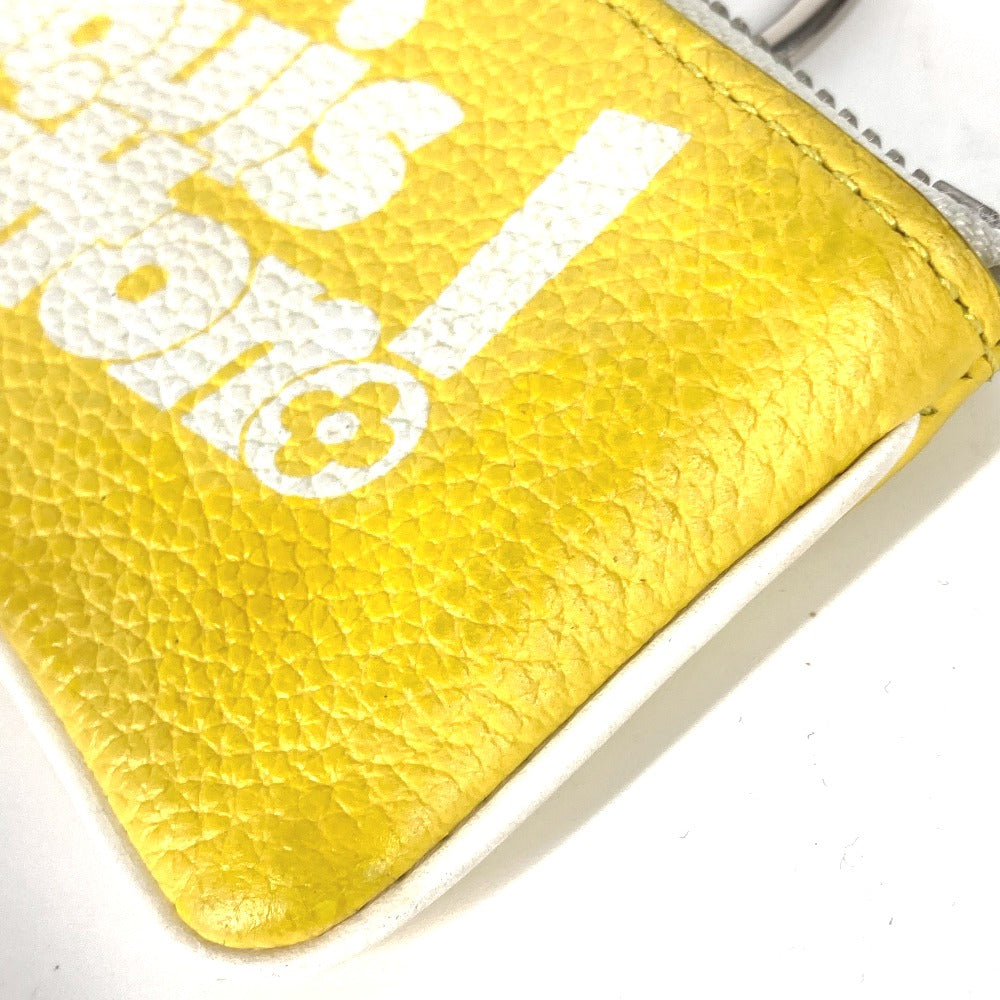 LOUIS VUITTON Coin case M80845 leather yellow Everyday LV Pochette Cre mens Used