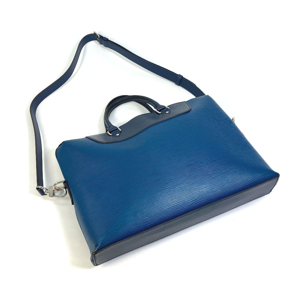 LOUIS VUITTON Business bag M51700 Epi Leather blue Porto documan Jules PDJ Handbag mens Used