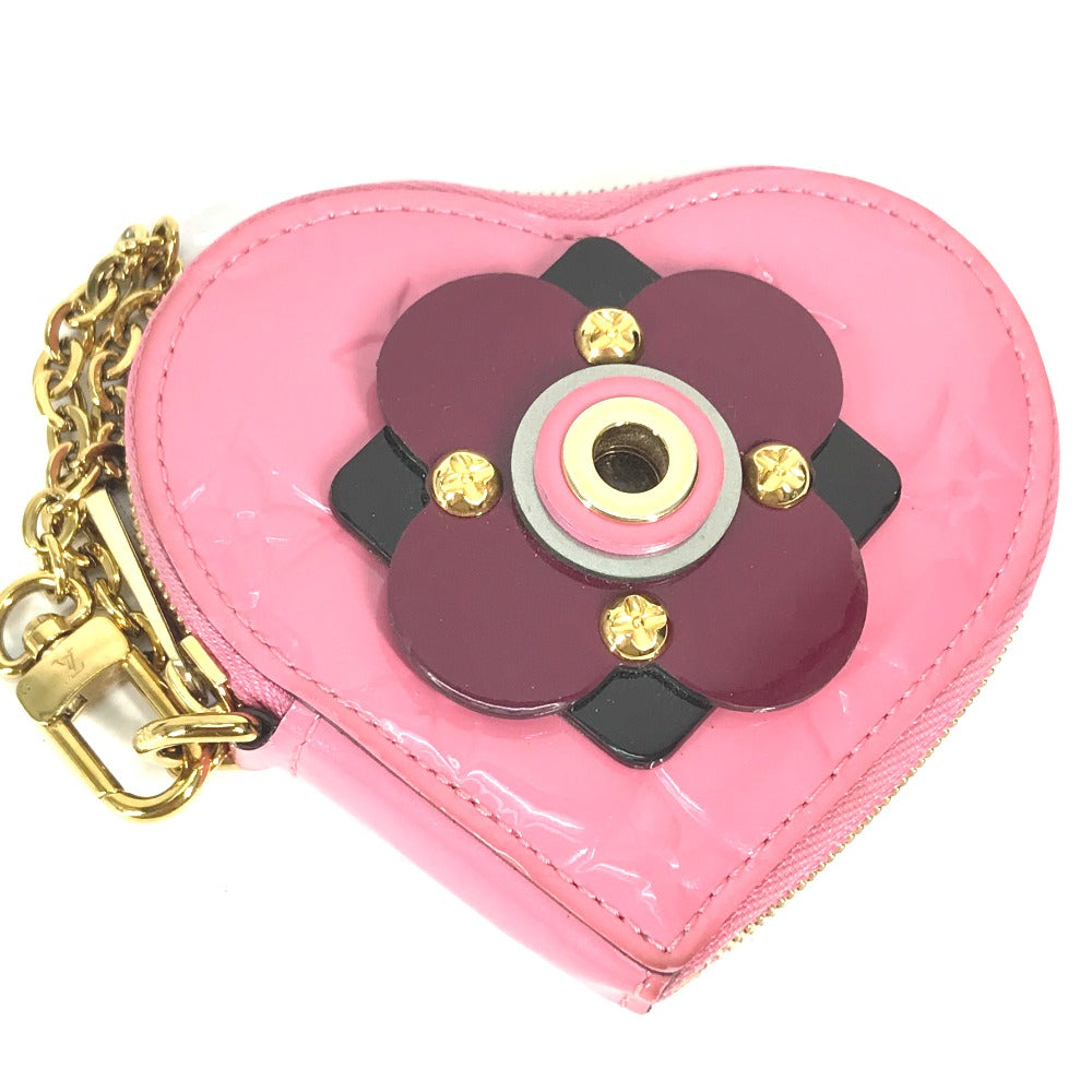 LOUIS VUITTON Coin case M90496  Monogram Vernis pink Monogram Vernis Porto Monecourt Heart