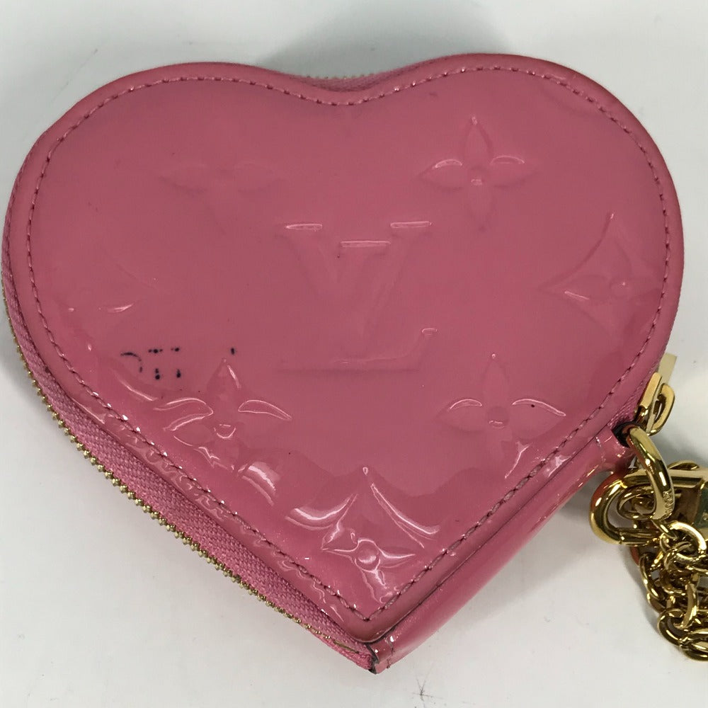 LOUIS VUITTON Coin case M90496  Monogram Vernis pink Monogram Vernis Porto Monecourt Heart