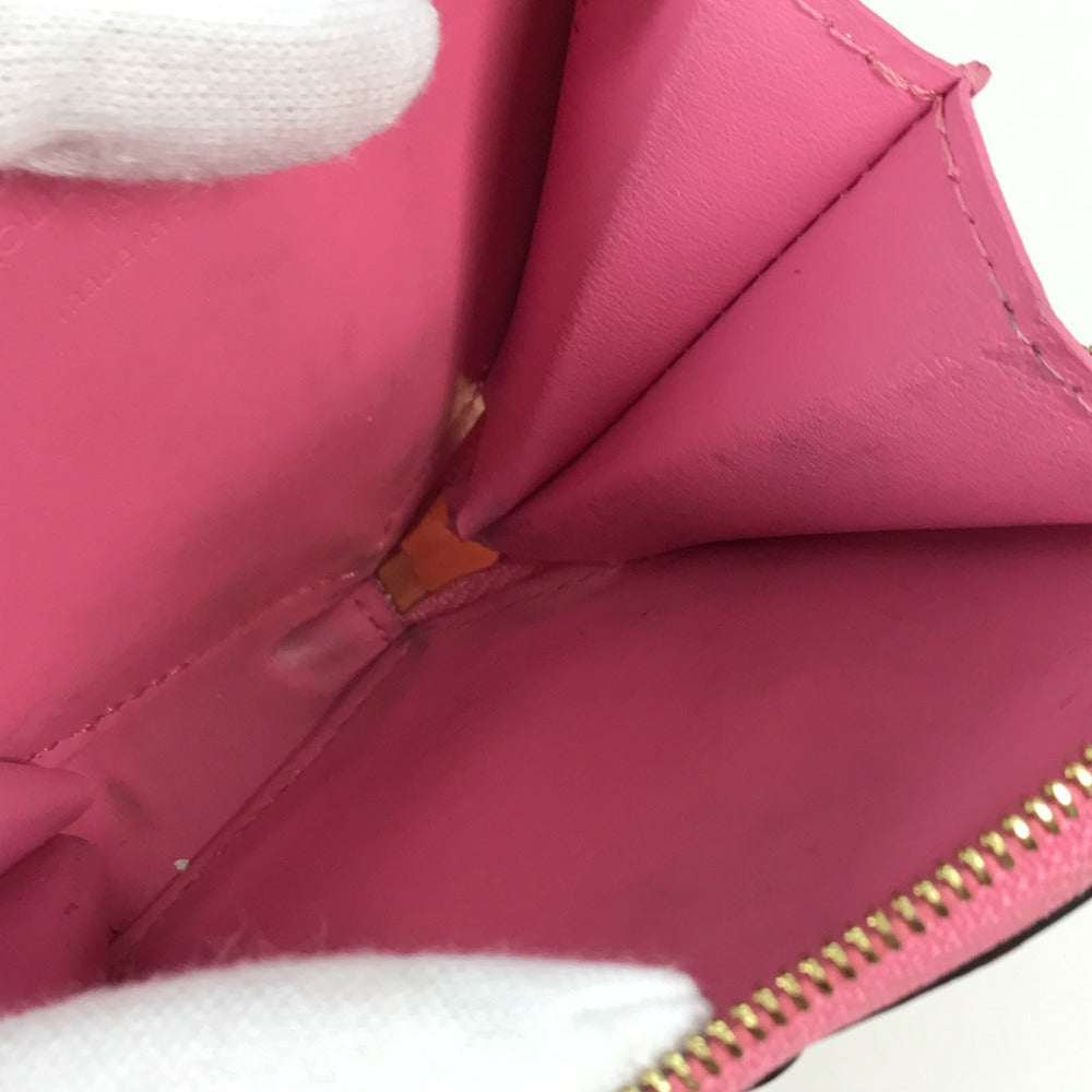 LOUIS VUITTON Coin case M90496  Monogram Vernis pink Monogram Vernis Porto Monecourt Heart