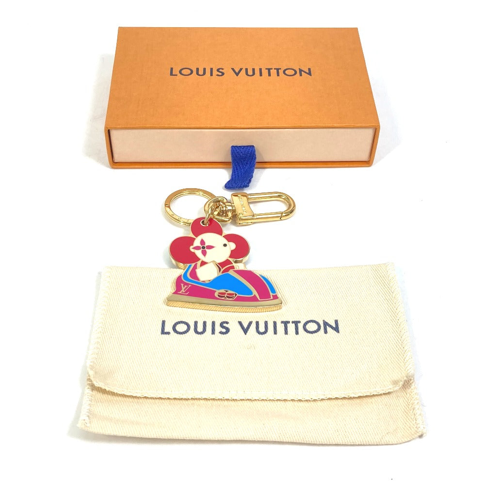 LOUIS VUITTON Bag charm M69860 metal gold Porto Cle Charm Vivienne Key ring unisex(Unisex) Used
