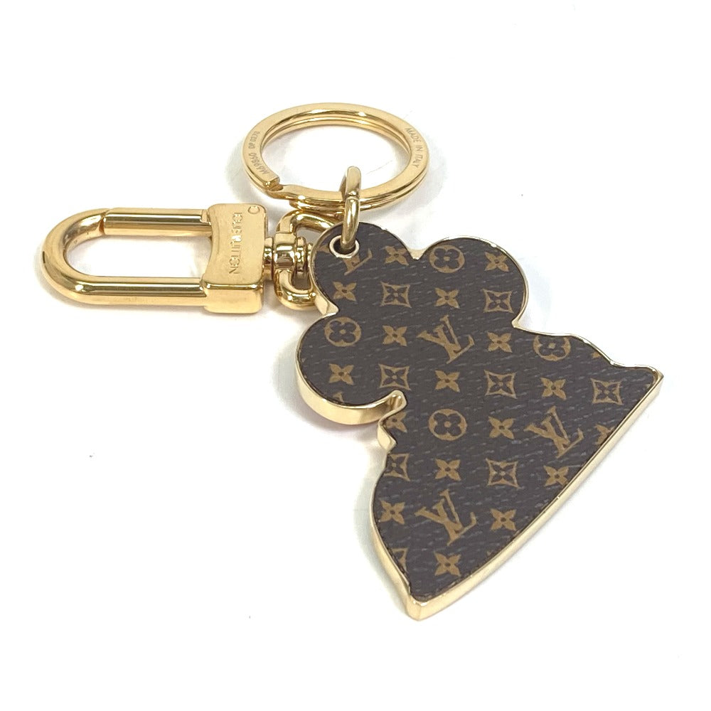 LOUIS VUITTON Bag charm M69860 metal gold Porto Cle Charm Vivienne Key ring unisex(Unisex) Used