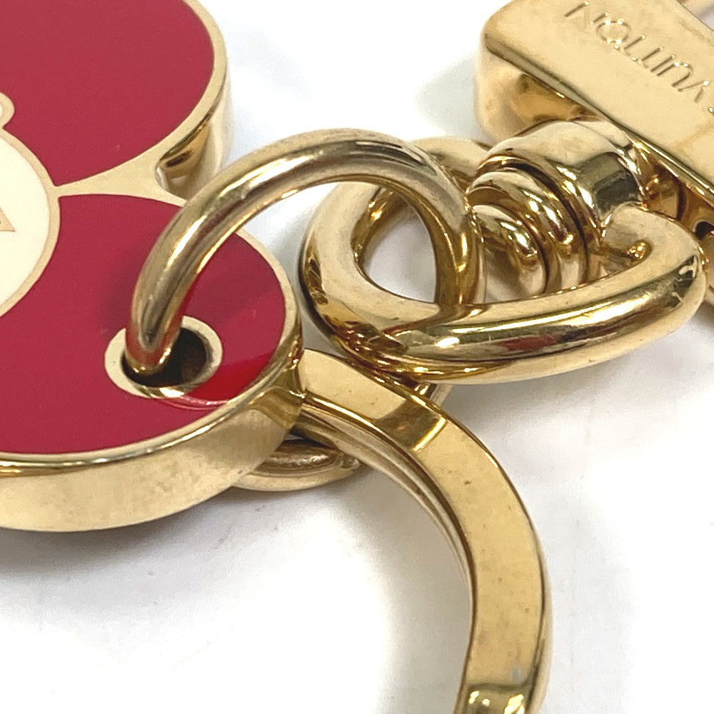 LOUIS VUITTON Bag charm M69860 metal gold Porto Cle Charm Vivienne Key ring unisex(Unisex) Used