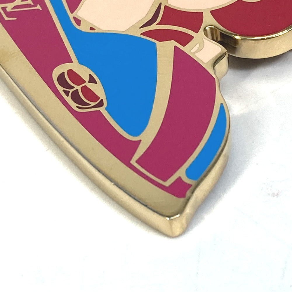 LOUIS VUITTON Bag charm M69860 metal gold Porto Cle Charm Vivienne Key ring unisex(Unisex) Used