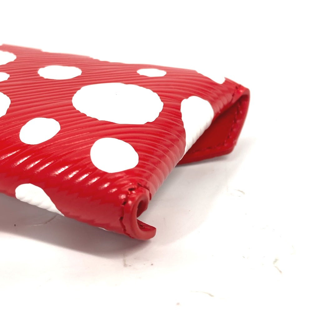 LOUIS VUITTON Clutch bag M81959 Epi Leather black yellow red Epi Yayoi Kusama LVxYK Pochette Kirigami Women Used