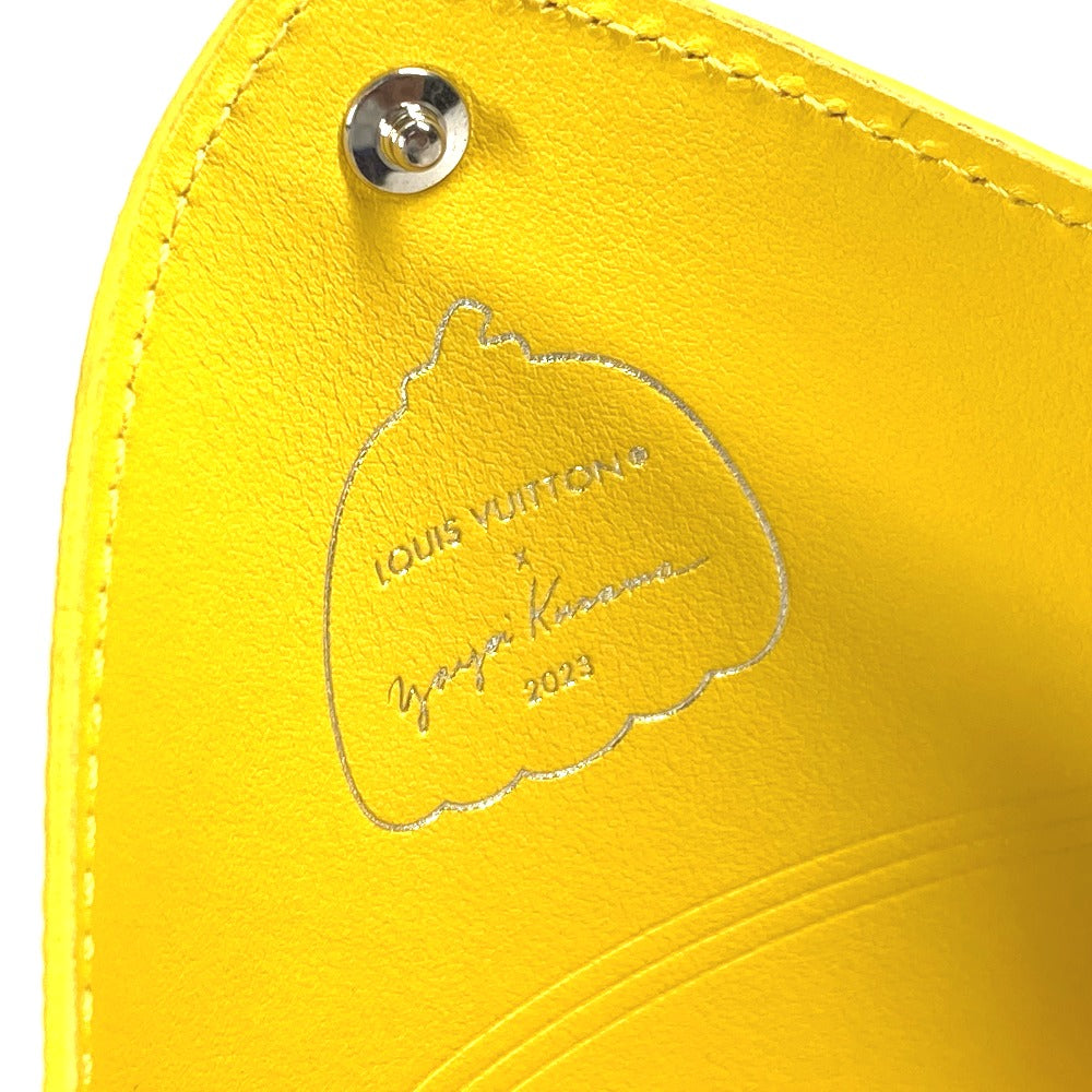 LOUIS VUITTON Clutch bag M81959 Epi Leather black yellow red Epi Yayoi Kusama LVxYK Pochette Kirigami Women Used