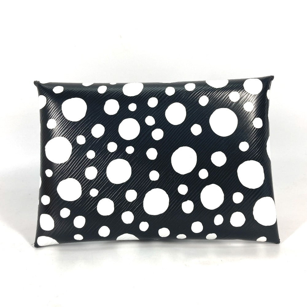 LOUIS VUITTON Clutch bag M81959 Epi Leather black yellow red Epi Yayoi Kusama LVxYK Pochette Kirigami Women Used
