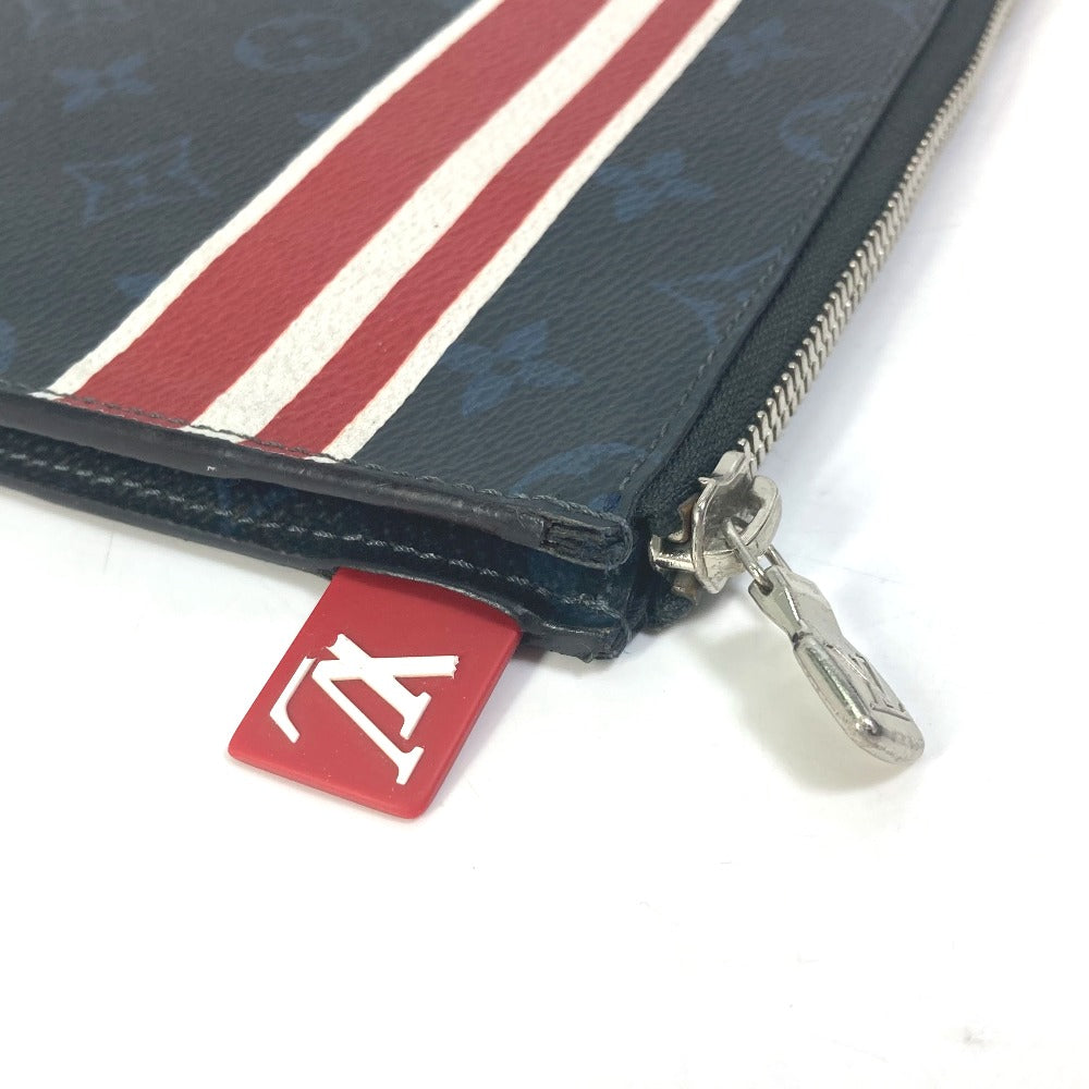 LOUIS VUITTON Clutch bag M61679 Canvas / Monogram Cobalt Canvas Navy Monogram Cobalt Pochette Jules GM mens Used