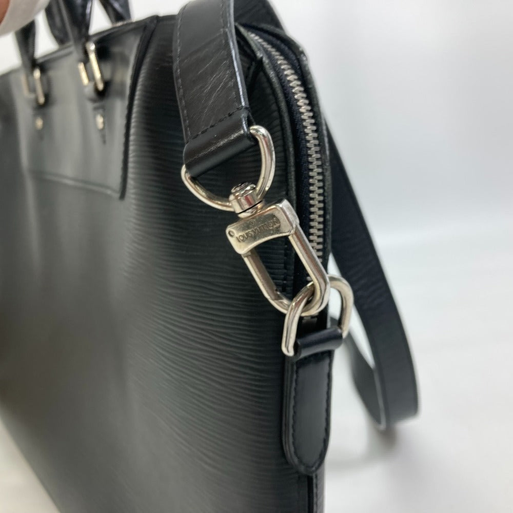 LOUIS VUITTON Business bag N50163 Epi Leather black Epi Porto Documan Jule PDJ mens Used