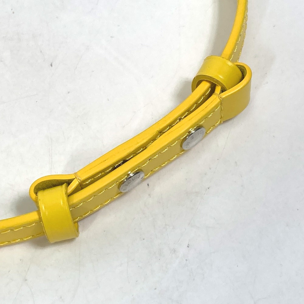 LOUIS VUITTON Handbag M21702 Epi Leather yellow Kusama Yayoi Collaboration LVxYK Malelini Women Used