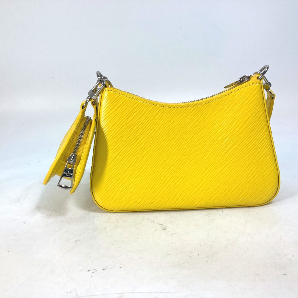 LOUIS VUITTON Handbag M21702 Epi Leather yellow Kusama Yayoi Collaboration LVxYK Malelini Women Used