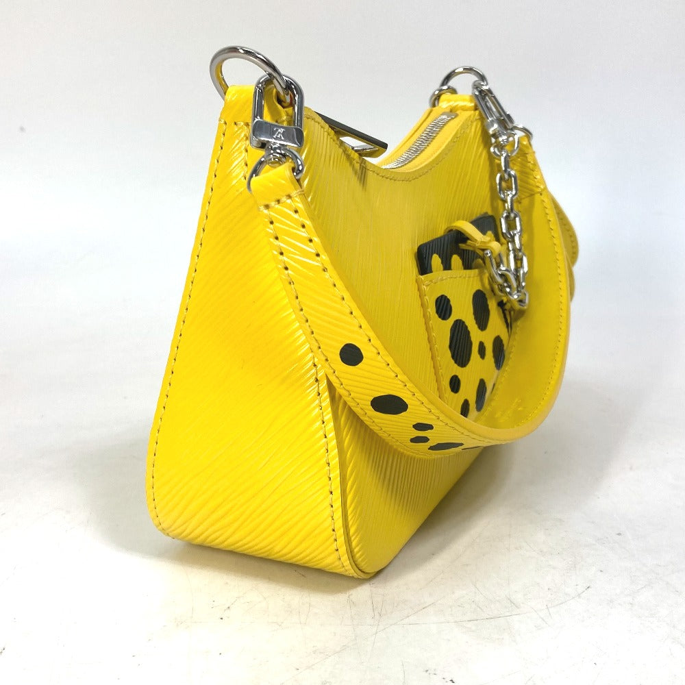 LOUIS VUITTON Handbag M21702 Epi Leather yellow Kusama Yayoi Collaboration LVxYK Malelini Women Used