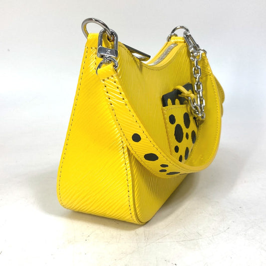 LOUIS VUITTON Handbag M21702 Epi Leather yellow Kusama Yayoi Collaboration LVxYK Malelini Women Used