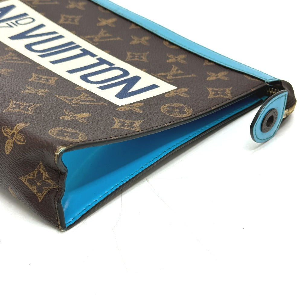 LOUIS VUITTON Clutch bag M81204 Monogram canvas Brown Monogram Pochette Voyage MM mens Used