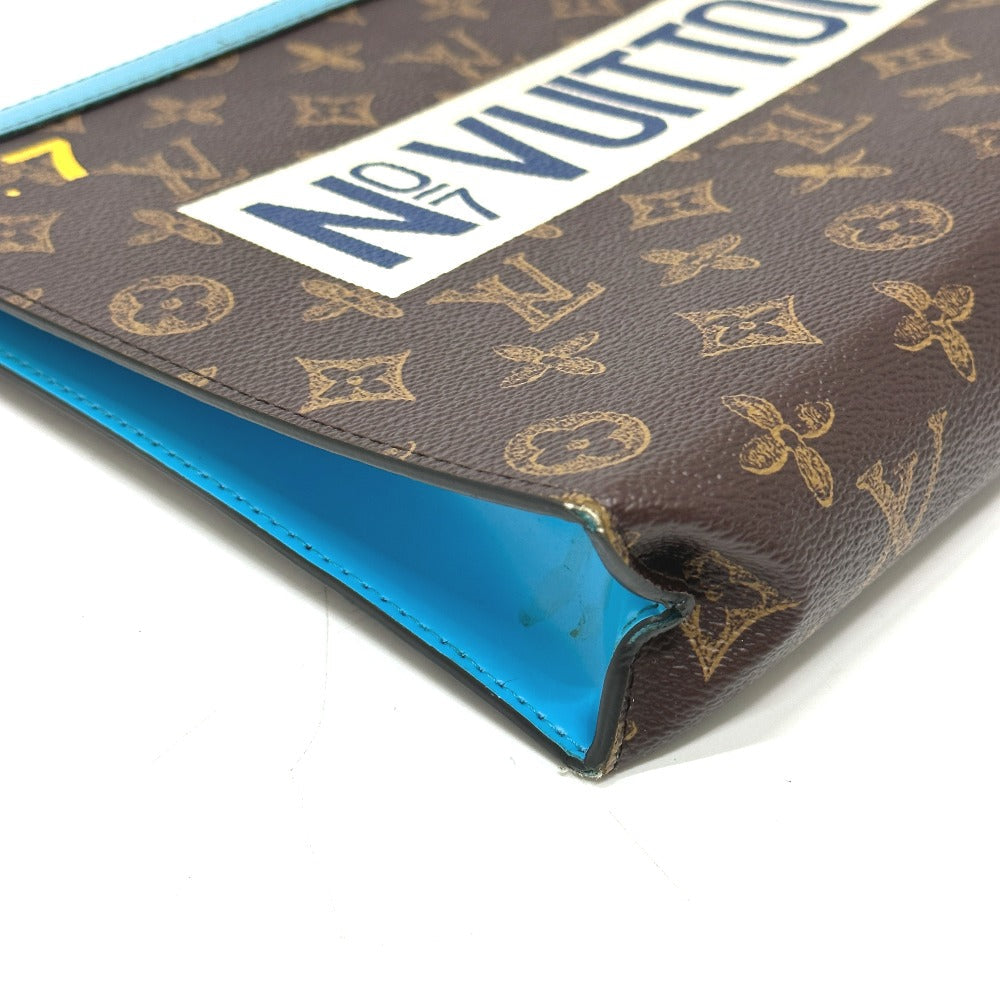 LOUIS VUITTON Clutch bag M81204 Monogram canvas Brown Monogram Pochette Voyage MM mens Used
