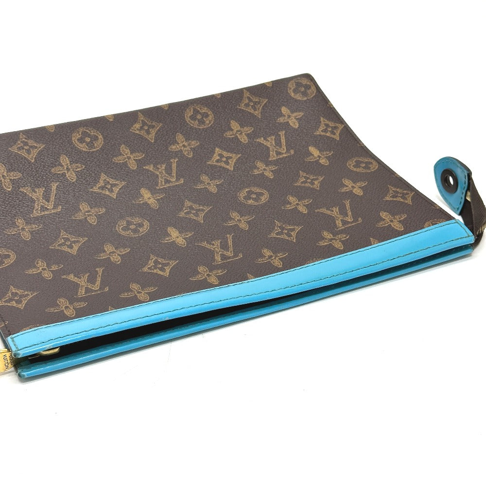 LOUIS VUITTON Clutch bag M81204 Monogram canvas Brown Monogram Pochette Voyage MM mens Used