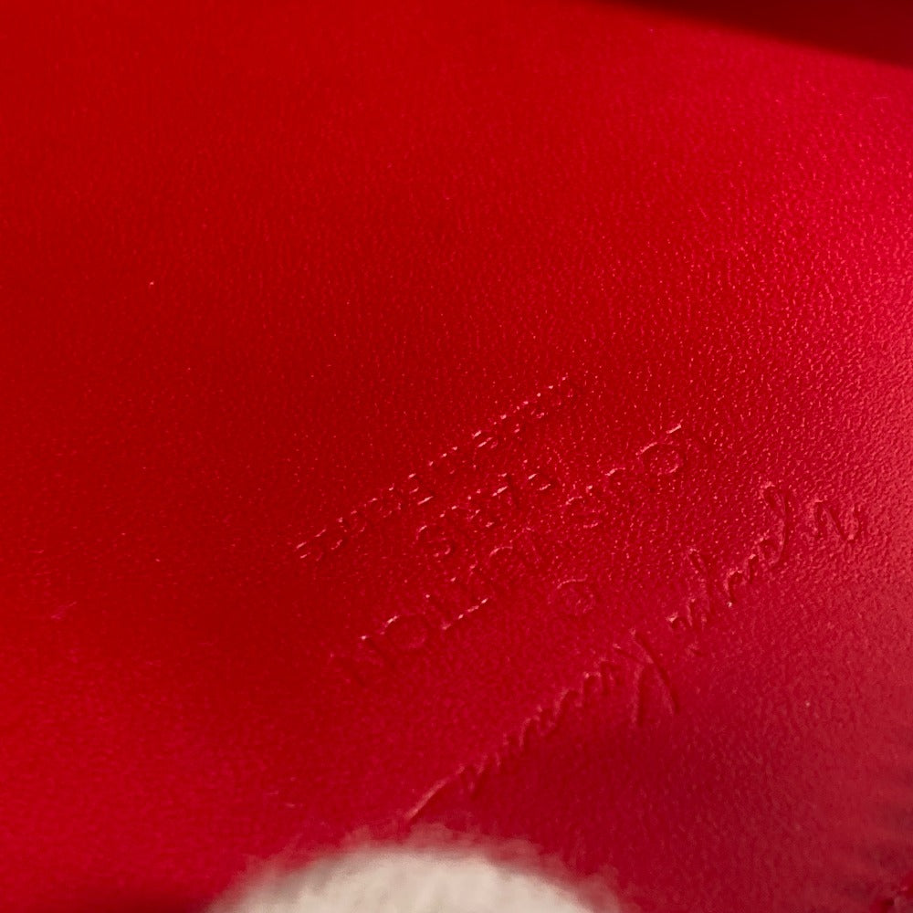 LOUIS VUITTON Coin case M91570 Patent leather Red Yayoi Kusama collaboration dot polka dot Portomone Chapeau