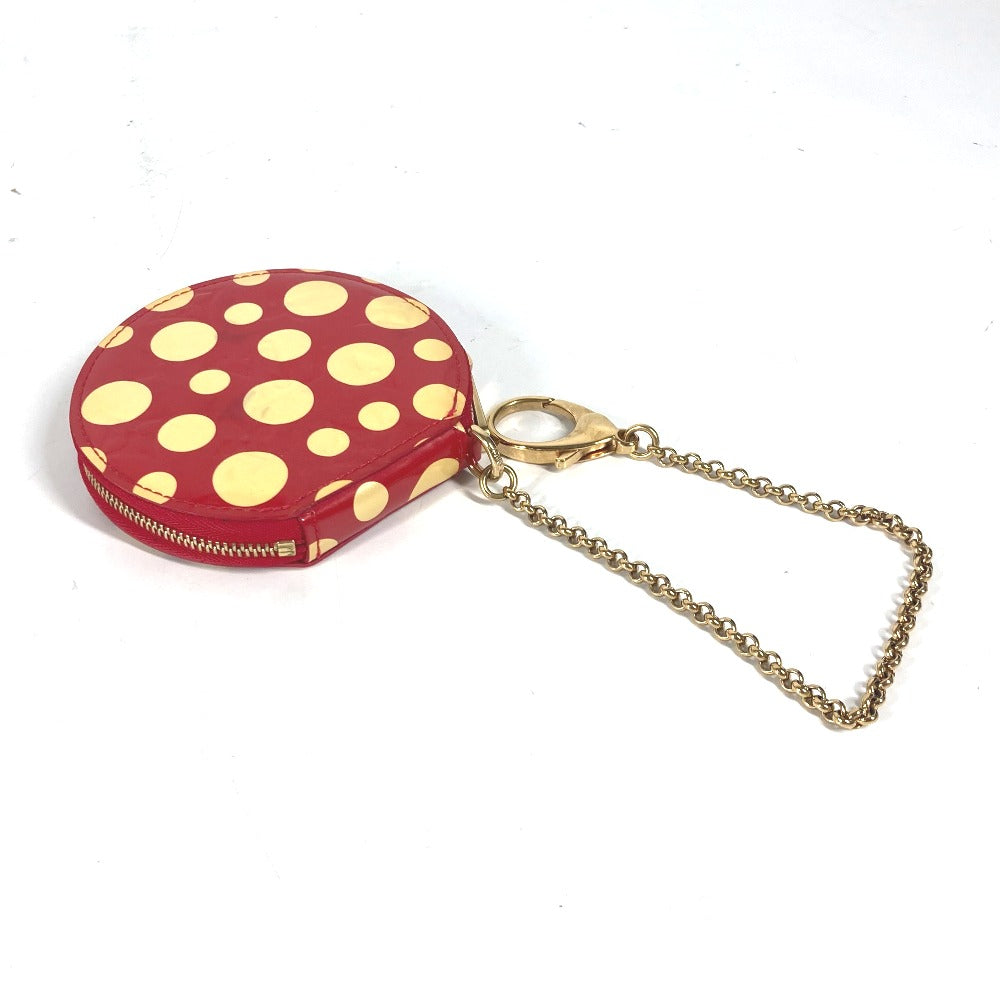 LOUIS VUITTON Coin case M91570 Patent leather Red Yayoi Kusama collaboration dot polka dot Portomone Chapeau