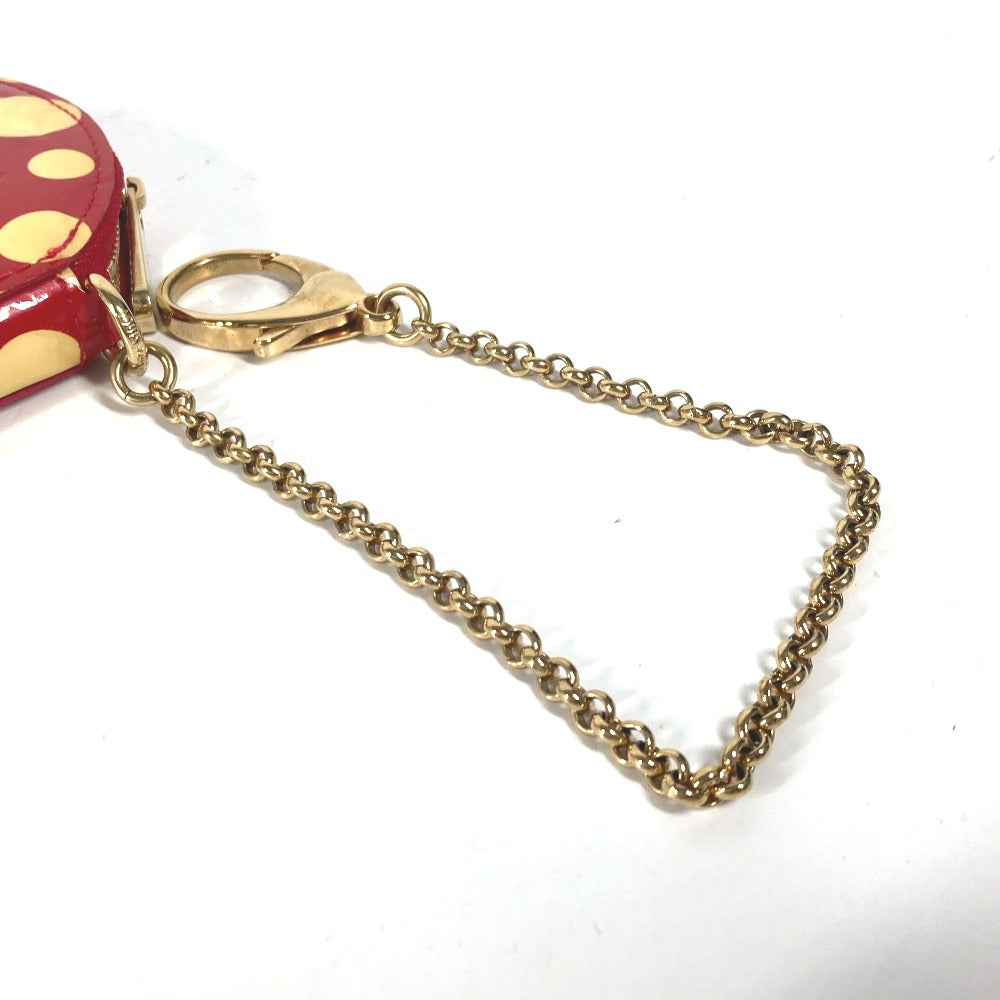 LOUIS VUITTON Coin case M91570 Patent leather Red Yayoi Kusama collaboration dot polka dot Portomone Chapeau