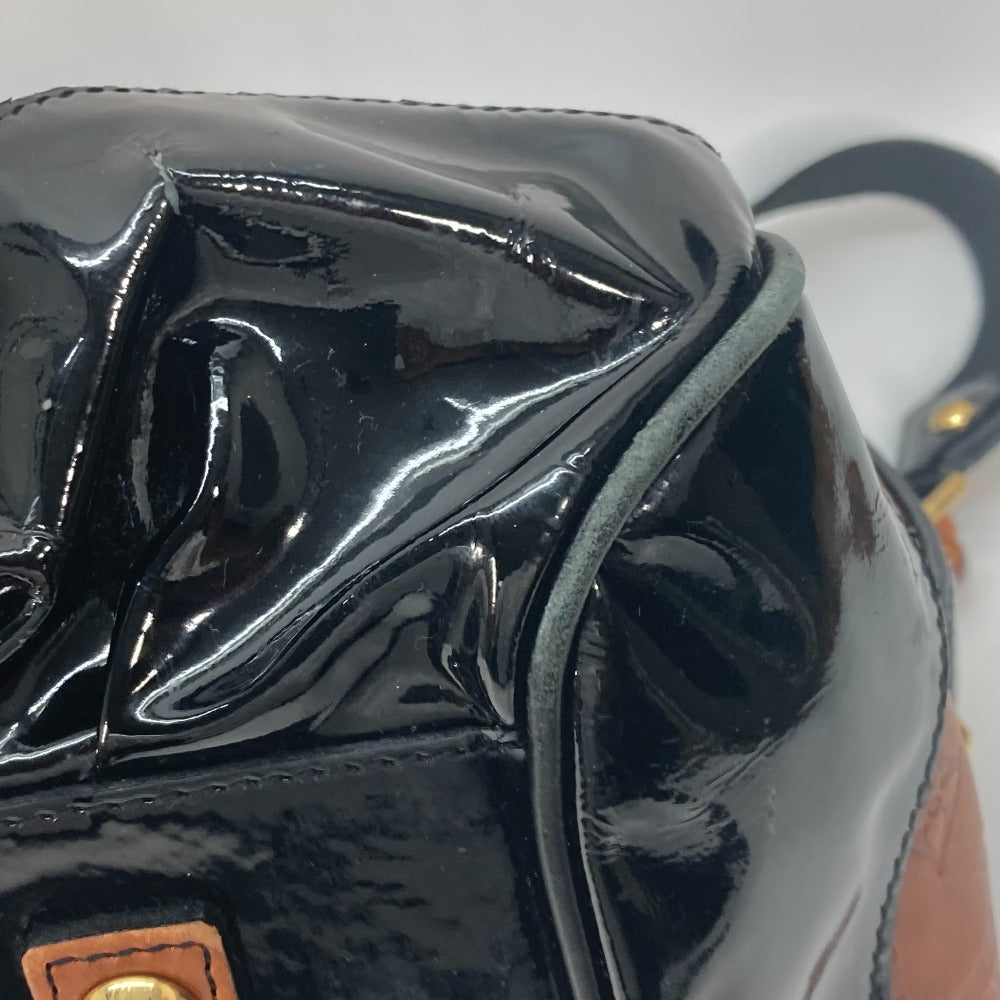 LOUIS VUITTON Boston Duffel bag M95299 Leather / patent leather Brown Monogram emboss Stephen Women Used