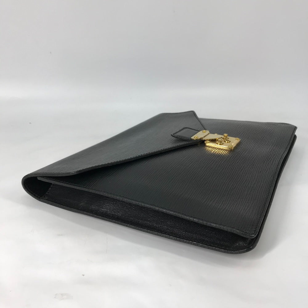 LOUIS VUITTON Clutch bag Ｍ54452 Epi Leather black Epi Porto Document Case