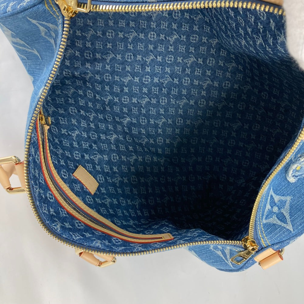 LOUIS VUITTON Boston Duffel bag M24315 Monogram denim blue New LV Remix Keepall ・bandouliere 45